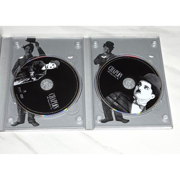Charlie Chaplin The Legend Lives On (DVD, 5-Disc Set) Collector's Edition - Picture 7 of 8
